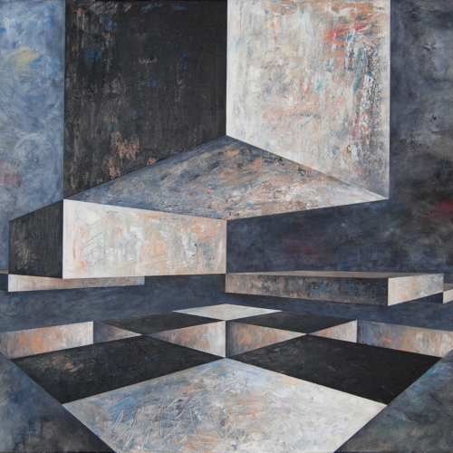 Composition no. 21, 70x100 cm, acrylic on canvas